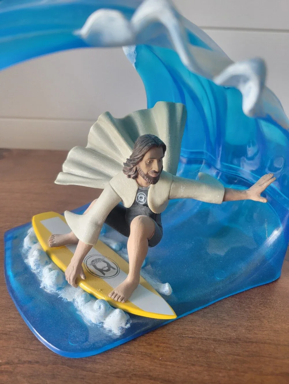 I am Spirit Surfing Jesus Collectible Rare Figure Fisherman Inc
